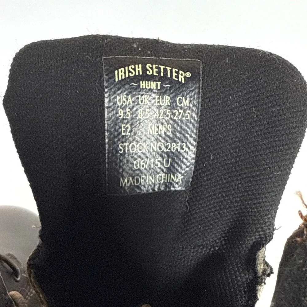 Irish Setter Gunflint II 2813 Mens Hunting Boots‎ 1000g Insulated 9.5 EE Camo